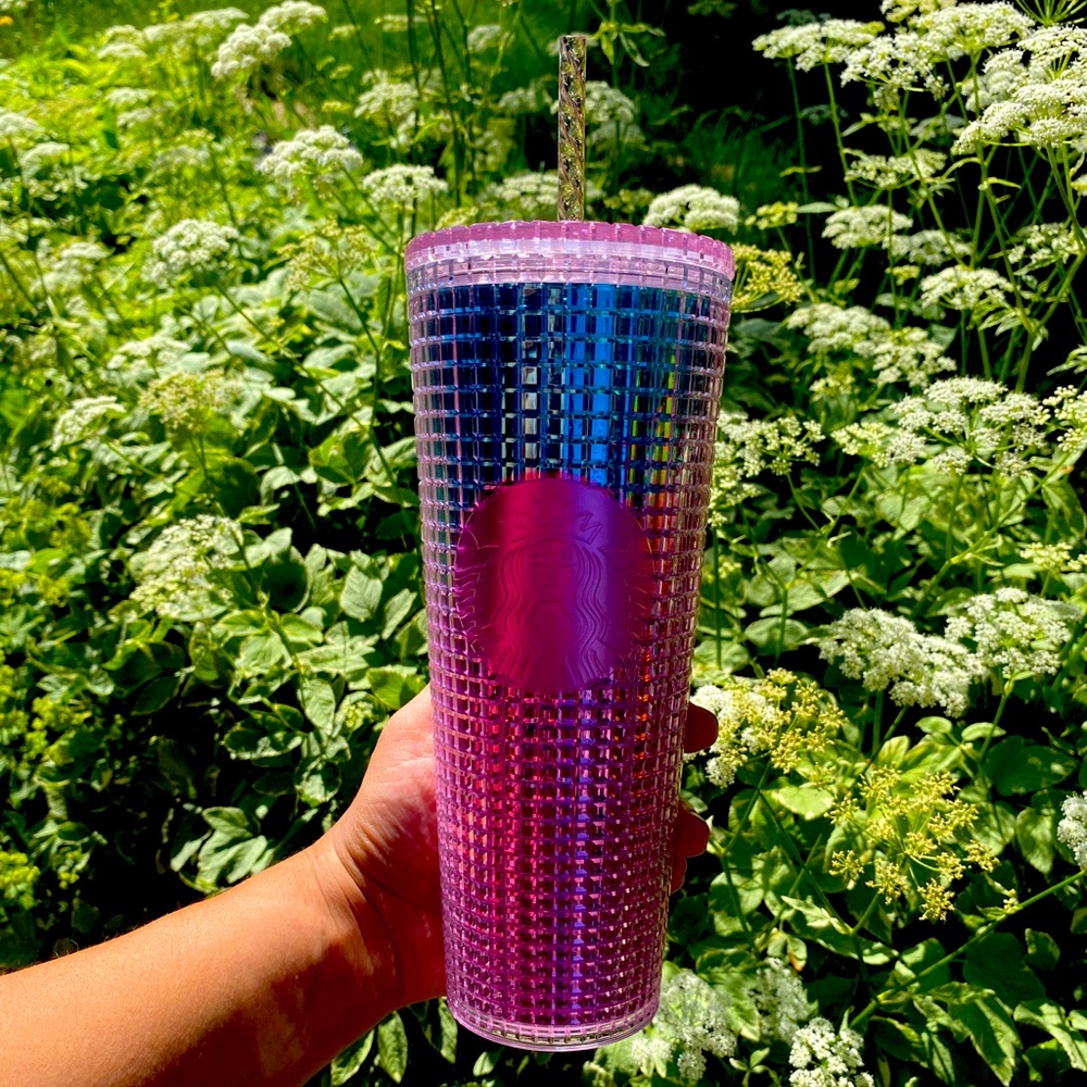 Starbucks Tumbler Pink & Blue Disco